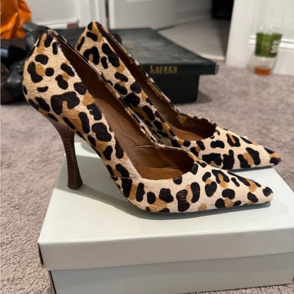 BCBGeneration Leopard Print Heels - Picture 7 of 7